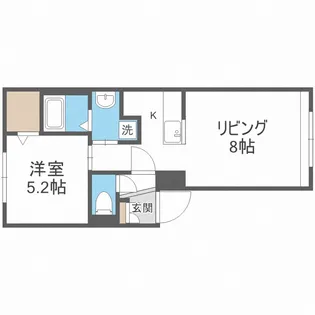 北海道札幌市西区西町北9丁目【マンション】の間取り