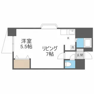北海道札幌市中央区南四条西11丁目【マンション】の間取り
