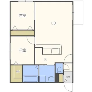 北海道札幌市西区八軒九条東2丁目【マンション】の間取り