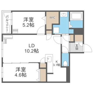 北海道札幌市中央区南四条西12丁目【マンション】の間取り