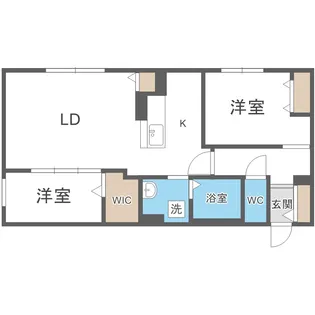 北海道札幌市中央区北六条西28丁目【マンション】の間取り