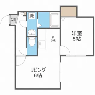 北海道札幌市東区北十六条東16丁目【マンション】の間取り