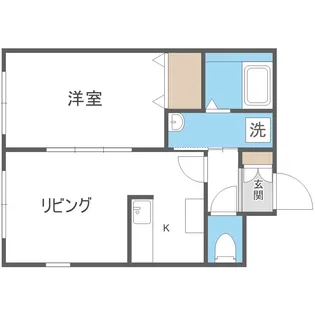 北海道札幌市西区二十四軒四条5丁目【マンション】の間取り