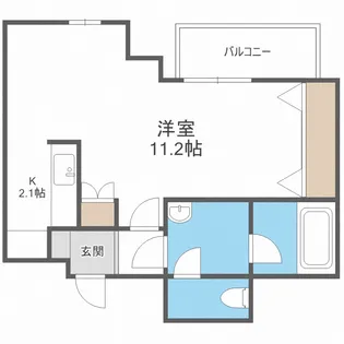 北海道札幌市中央区南三条西8丁目【マンション】の間取り