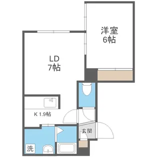 北海道札幌市豊平区平岸三条8丁目【マンション】の間取り