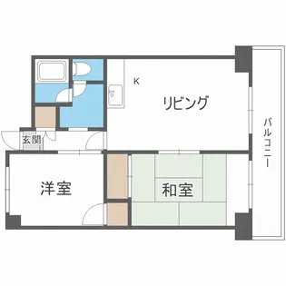 北海道札幌市厚別区厚別中央二条5丁目【マンション】の間取り