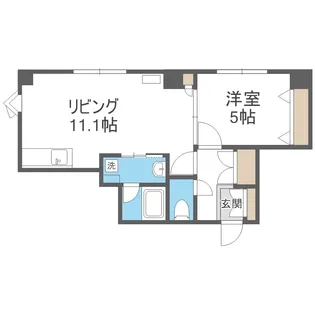 北海道札幌市中央区北六条西26丁目【マンション】の間取り