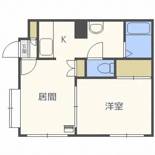 北海道札幌市中央区宮の森四条5丁目【マンション】の間取り