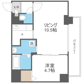 北海道札幌市白石区本通17丁目南【マンション】の間取り