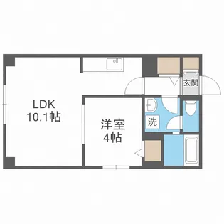北海道札幌市中央区大通西24丁目【マンション】の間取り