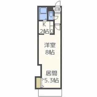 北海道札幌市白石区東札幌四条2丁目【マンション】の間取り