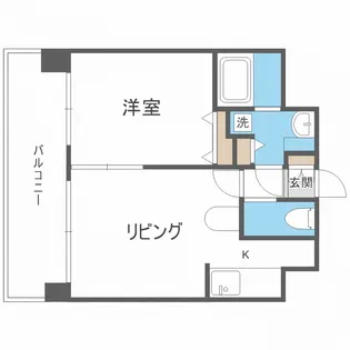北海道札幌市中央区北二条西24丁目【マンション】の間取り