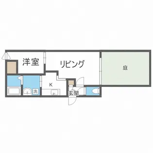 北海道札幌市西区琴似四条3丁目【マンション】の間取り