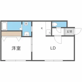 グレイシャスひばりヶ丘【401号室】の間取り
