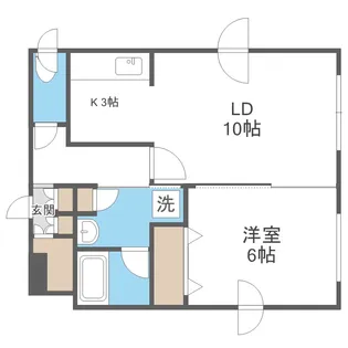 北海道札幌市中央区北四条西21丁目【マンション】の間取り