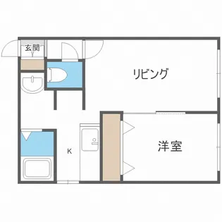 北海道札幌市白石区南郷通1丁目南【マンション】の間取り