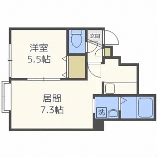 北海道札幌市東区北三十一条東10丁目【アパート】の間取り
