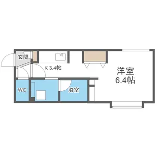 北海道札幌市西区西町南7丁目【マンション】の間取り