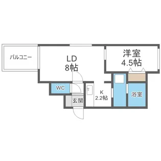 北海道札幌市西区琴似一条6丁目【マンション】の間取り