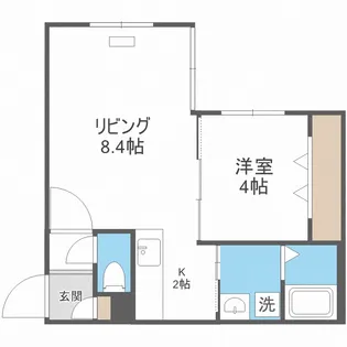 北海道札幌市中央区南十七条西9丁目【マンション】の間取り