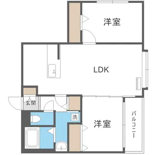 北海道札幌市中央区南一条西18丁目【マンション】の間取り