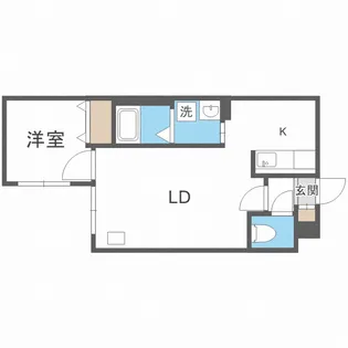 北海道札幌市白石区本郷通9丁目南【マンション】の間取り