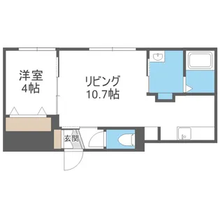 北海道札幌市中央区北二条東9丁目【マンション】の間取り
