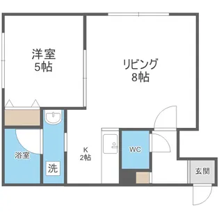 北海道札幌市東区北十三条東15丁目【マンション】の間取り