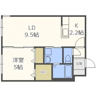 北海道札幌市中央区大通東5丁目【マンション】の間取り