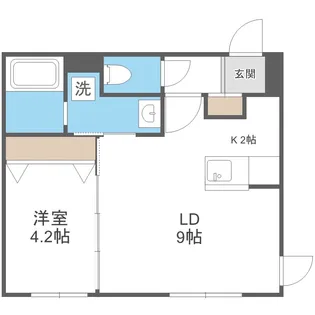 北海道札幌市中央区北二条東8丁目【マンション】の間取り