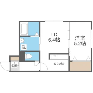 北海道札幌市北区麻生町6丁目【マンション】の間取り