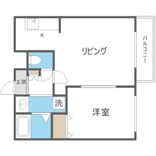 北海道札幌市豊平区平岸一条15丁目【マンション】の間取り