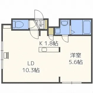 コラージュ琴似【3階】の間取り