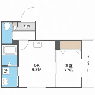 北海道札幌市北区北二十二条西5丁目【マンション】の間取り