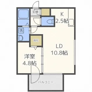 北海道札幌市中央区南八条西9丁目【マンション】の間取り