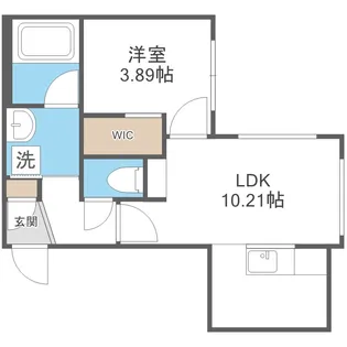 北海道札幌市中央区南十一条西13丁目【マンション】の間取り