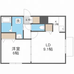 北海道札幌市豊平区平岸三条2丁目【マンション】の間取り