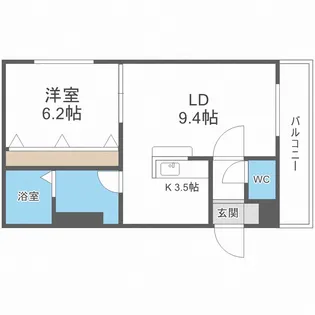 アヴァンティ ヒルズ【1階】の間取り