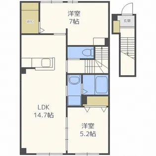 ミラージュ【2階】の間取り