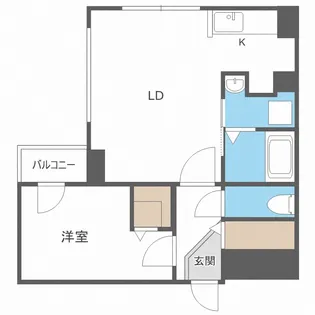 北海道札幌市中央区南十六条西14丁目【マンション】の間取り
