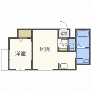 北海道札幌市中央区南六条西18丁目【マンション】の間取り