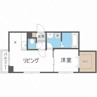 AXIS−WILL 323.裏参道【4階】の間取り