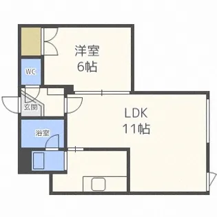 北海道札幌市西区山の手七条7丁目【マンション】の間取り