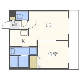 NFPガーデン月寒西【4階】の間取り