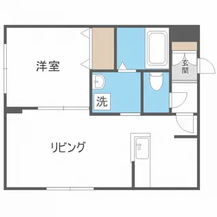 北海道札幌市東区北十九条東17丁目【マンション】の間取り