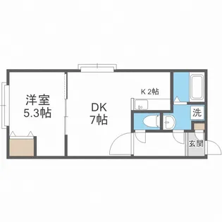 北海道札幌市北区北二十一条西2丁目【マンション】の間取り