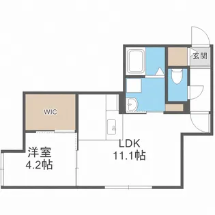 カーサブラン【1階】の間取り