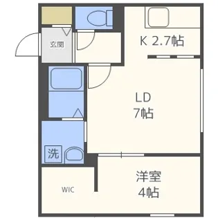北海道札幌市中央区南六条西26丁目【マンション】の間取り