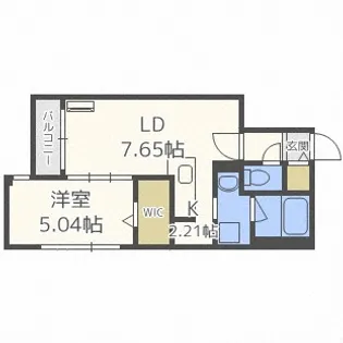 北海道札幌市白石区本郷通9丁目南【マンション】の間取り