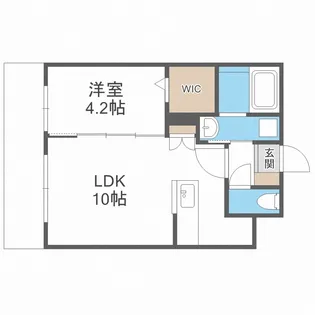 パルクヴィレN21【202号室】の間取り